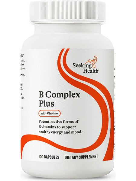 Seeking Health, B Complex Plus with Choline, 100 capsules