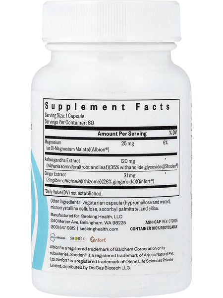 Seeking Health, Ashwagandha, 60 Capsules