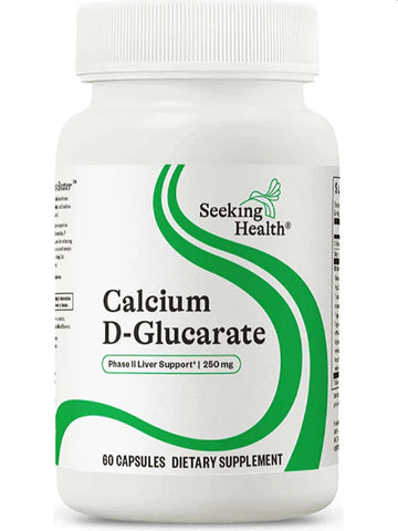 Seeking Health, Calcium D-Glucarate 250 mg, 60 vegetarian capsules