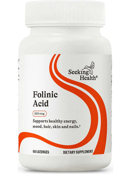 Seeking Health, Folinic Acid Lozenge 800 mcg, 60 lozenges