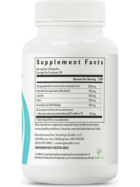 Seeking Health, HistaminX, 60 vegetarian capsules