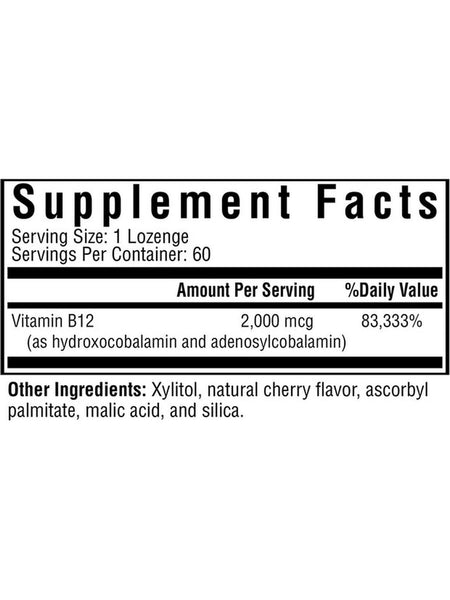 Seeking Health, Hydrox-Adeno B12, 60 lozenges