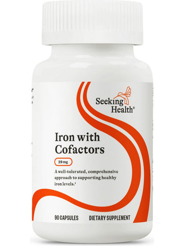 Seeking Health, Iron with Cofactors, 29 mg, 90 Capsules
