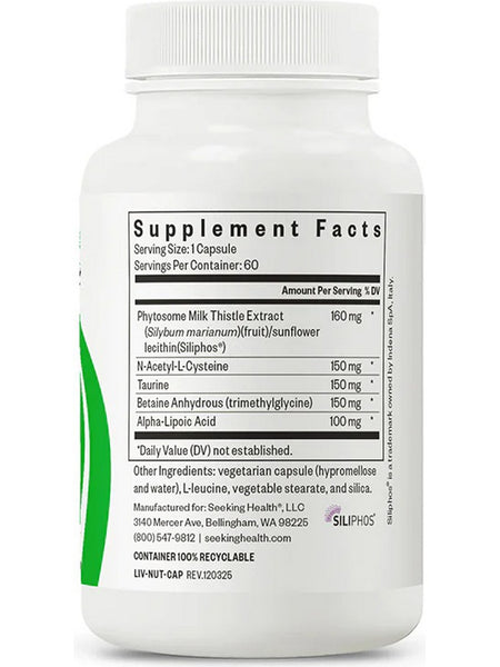 Seeking Health, Liver Nutrients, 60 Capsules