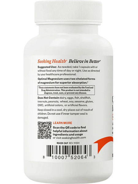 Seeking Health, Optimal Magnesium, 150 mg, 90 Capsules