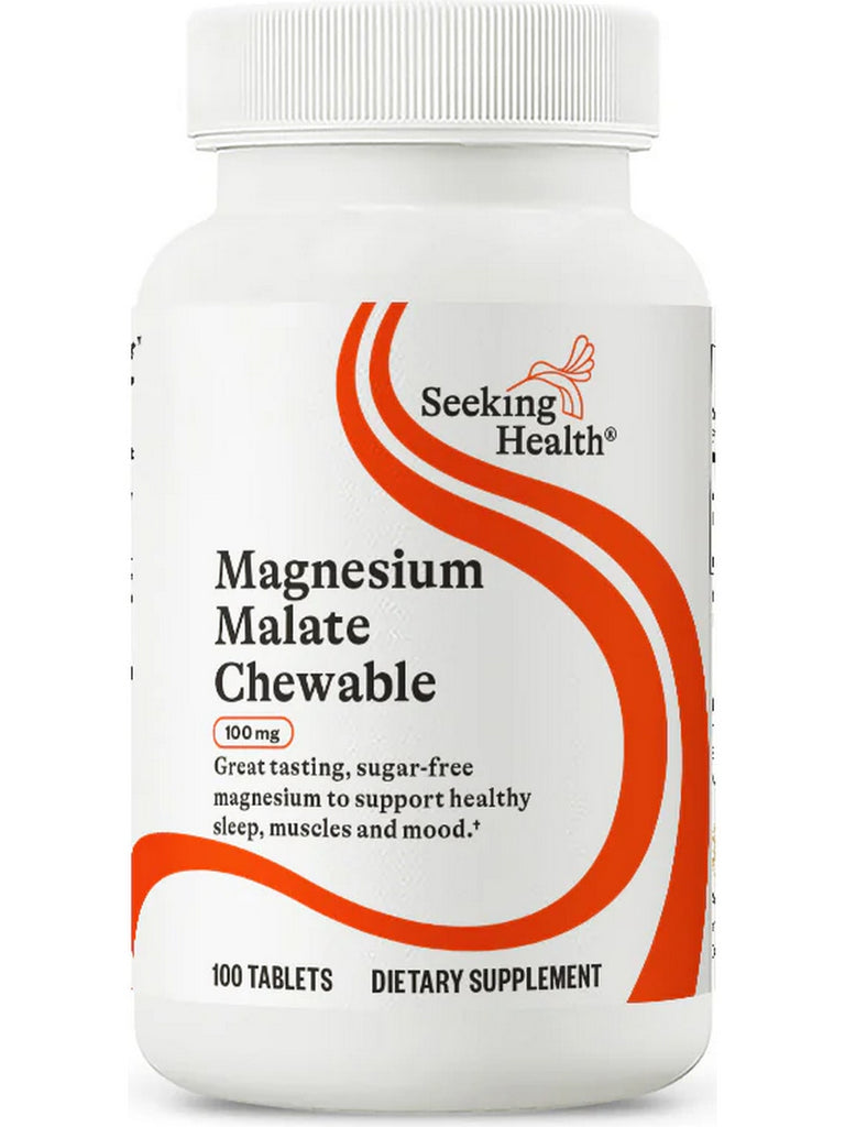 Seeking Health, Magnesium Malate Chewable, 100 chewable tablets