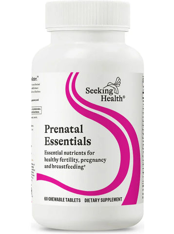 Seeking Health, Prenatal Essentials Chewable, 60 chewable tablets