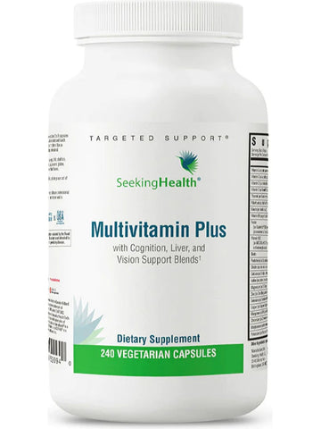 Seeking Health, Multivitamin Plus (Formerly Optimal Multivitamin Plus), 240 vegetarian capsules