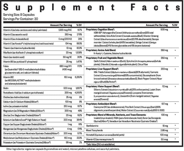 Seeking Health, Optimal Multivitamin (Formerly Multivitamin Plus), 240 vegetarian capsules