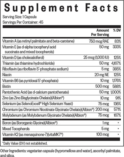 Seeking Health, Multivitamin One Sensitive, 45 Capsules
