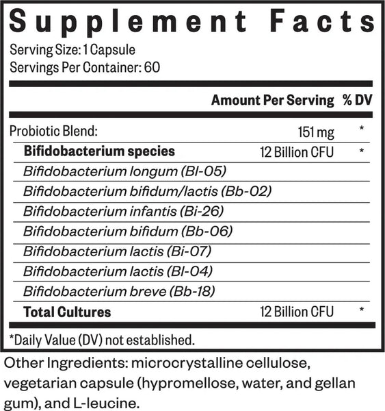 Seeking Health, Probiota Bifidobacterium, 60 acid-resistant vegetarian capsules