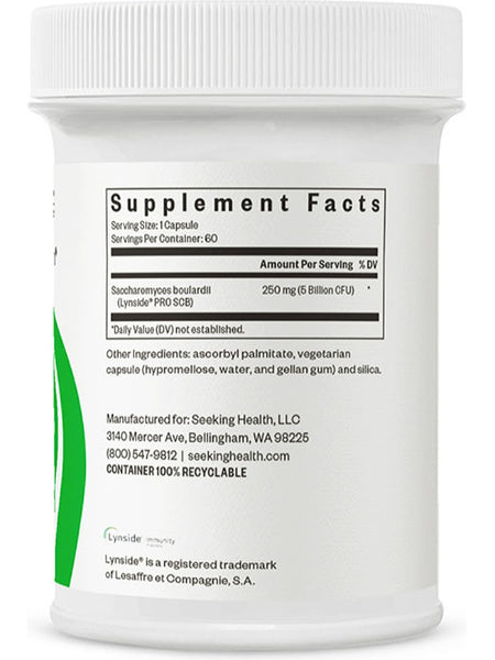 Seeking Health, Saccharomyces Boulardii, 60 vegetarian capsules
