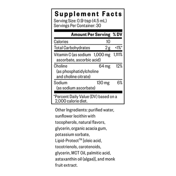 Seeking Health, Liposomal Vitamin C, 1,000 mg, 4.6 fl oz