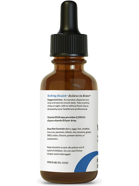 Seeking Health, Vitamin D3, 1 fl oz
