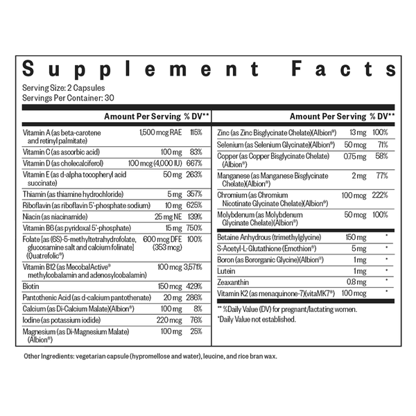 Seeking Health, Prenatal Essentials, 60 Capsules