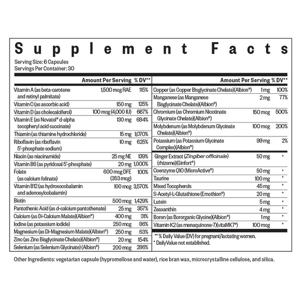 Seeking Health, Optimal Prenatal MF, 180 Capsules