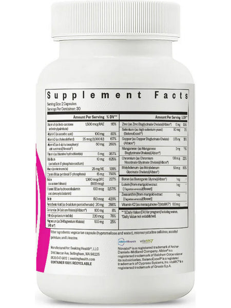 Seeking Health, Prenatal Essentials MF, 60 vegetarian capsules