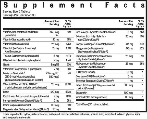 Seeking Health, Kid's Multivitamin Chewable, 60 chewable tablets