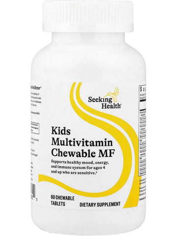 Seeking Health, Kid's Multivitamin Chewable MF, 60 Chewable Tablets
