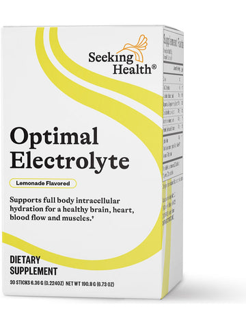 Seeking Health, Optimal Electrolyte Sticks, Lemonade, 30 Sticks