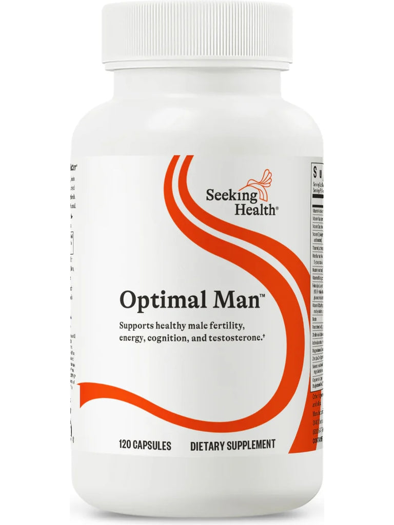Seeking Health, Optimal Man, 120 vegetarian capsules