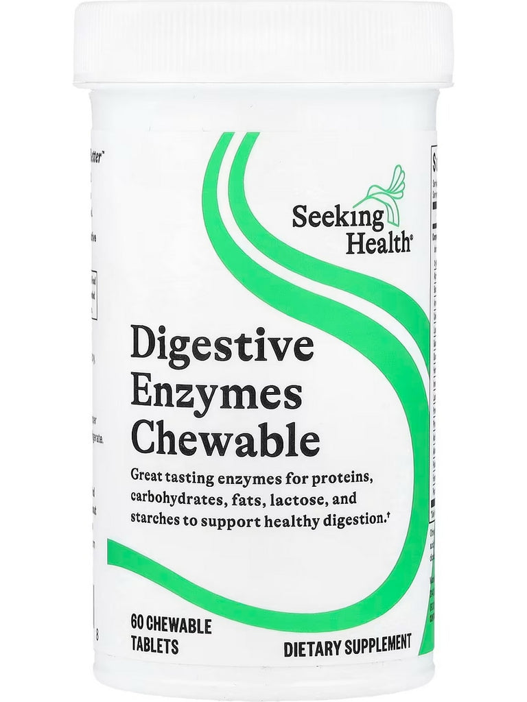 Seeking Health, Digestive Enzymes Chewable, 60 Chewable Tablets