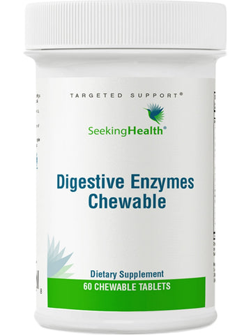 Seeking Health, Digestive Enzymes Chewable, 60 chewable tablets