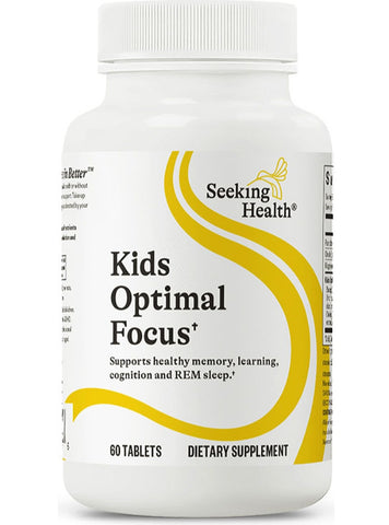 Seeking Health, Kids Optimal Focus, 60 chewable tablets
