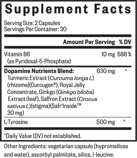 Seeking Health, Dopamine Nutrients, 60 vegetarian capsules