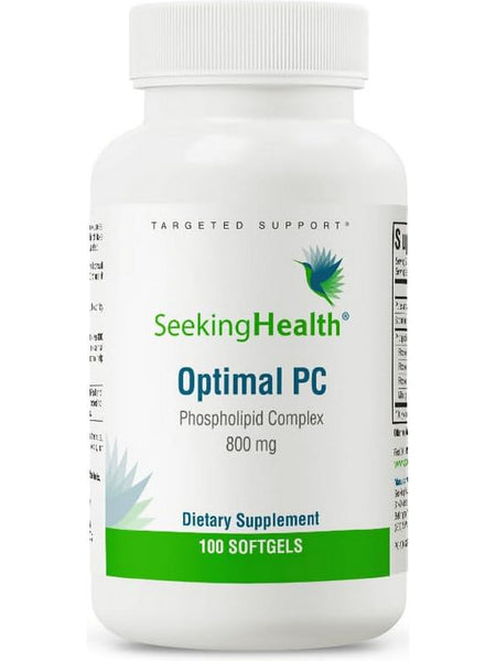 Seeking Health, Optimal PC, Phospholipid Complex 800mg, 100 Softgels