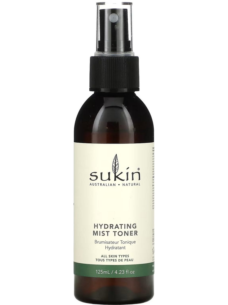 Sukin, Hydrating Mist Toner, 4.23 fl oz
