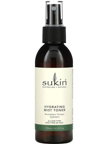 Sukin, Hydrating Mist Toner, 4.23 fl oz
