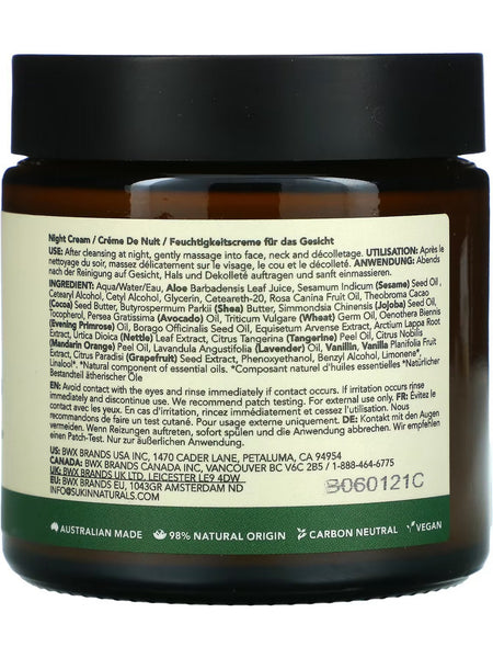 Sukin, Moisture Restoring Night Cream, 4.06 fl oz