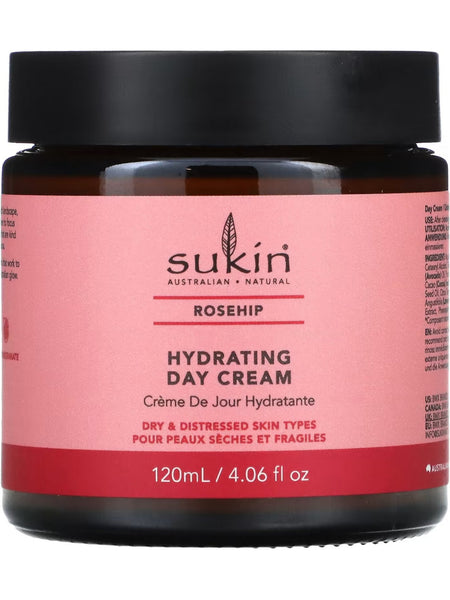 Sukin, Rosehip Hydrating Day Cream, 4.06 fl oz