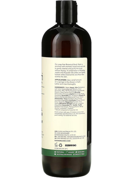 Sukin, Botanical Body Wash, 16.9 fl oz