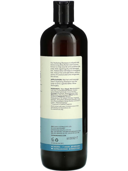 Sukin, Hydrating Shampoo, 16.9 fl oz