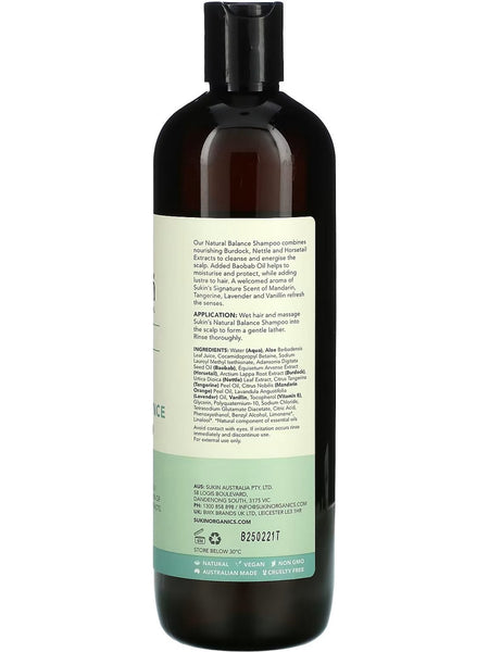 Sukin, Natural Balance Shampoo, 16.9 fl oz