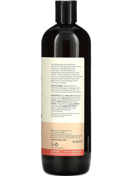 Sukin, Volumising Conditioner, 16.9 fl oz