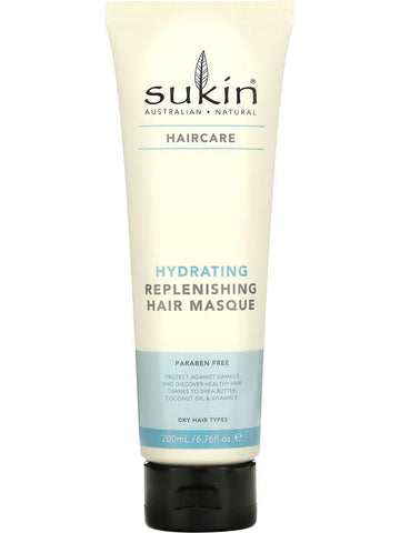 Sukin, Hydrating Replenishing Hair Masque, 6.76 fl oz