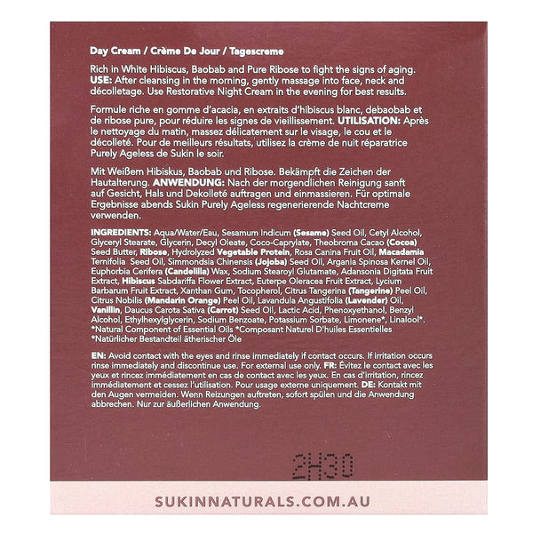 Sukin, Purely Ageless Rejuvenating Day Cream, 4.06 fl oz