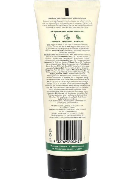 Sukin, Hand & Nail Cream Lime and Coconut, 4.23 fl oz