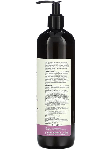 Sukin, Hydrating Body Lotion Bergamot and Patchouli, 16.91 fl oz