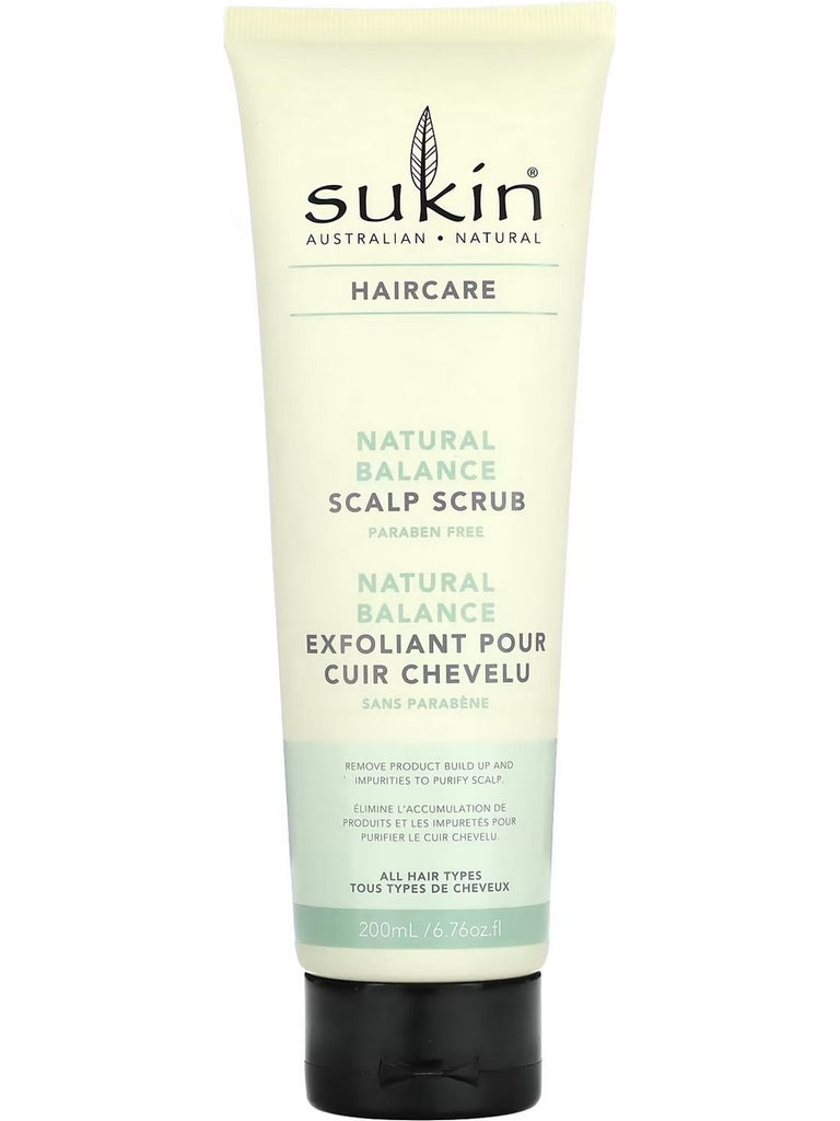 Sukin, Natural Balance Scalp Scrub, 6.76 fl oz