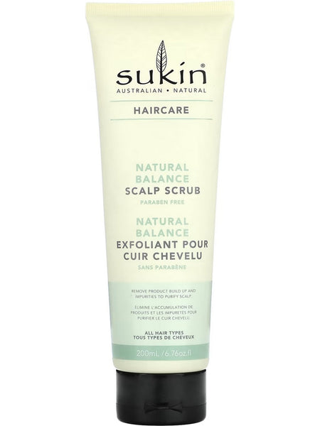 Sukin, Natural Balance Scalp Scrub, 6.76 fl oz