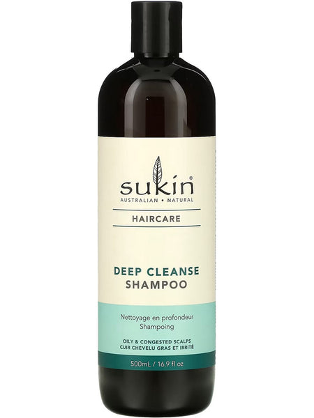 Sukin, Deep Cleanse Shampoo, 16.9 fl oz