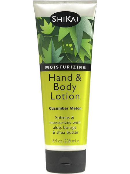ShiKai, Moisturizing Hand and Body Lotion, Cucumber Melon, 8 fl oz
