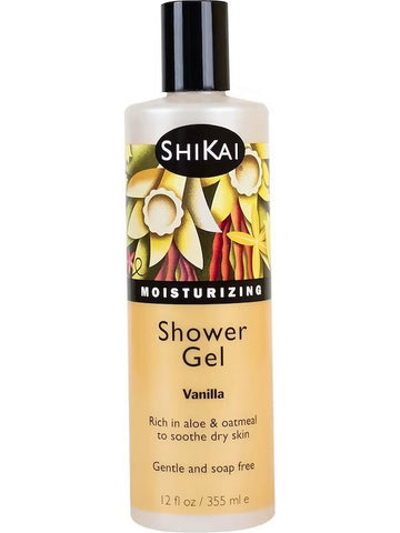 ShiKai, Moisturizing Shower Gel, Vanilla, 12 fl oz