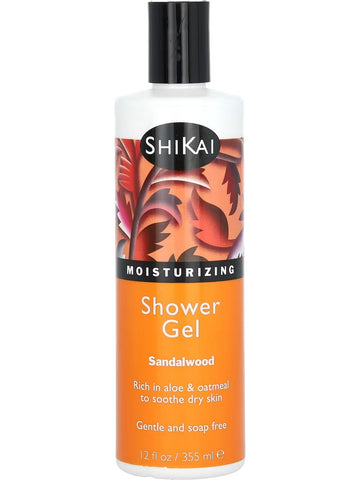 ShiKai, Moisturizing Shower Gel, Sandalwood, 12 fl oz