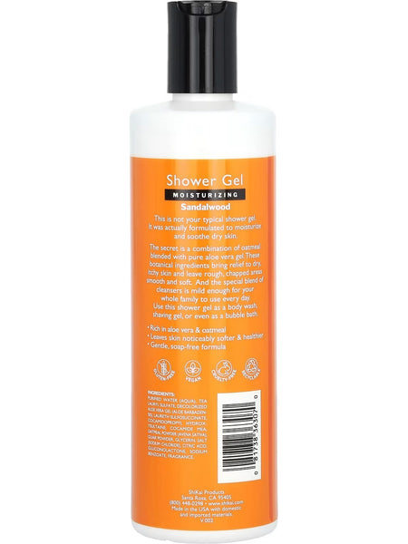 ShiKai, Moisturizing Shower Gel, Sandalwood, 12 fl oz