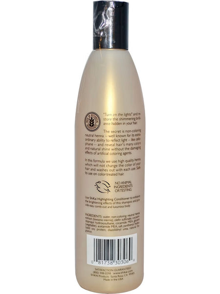 ShiKai, Henna Gold Highlighting Shampoo, 12 fl oz